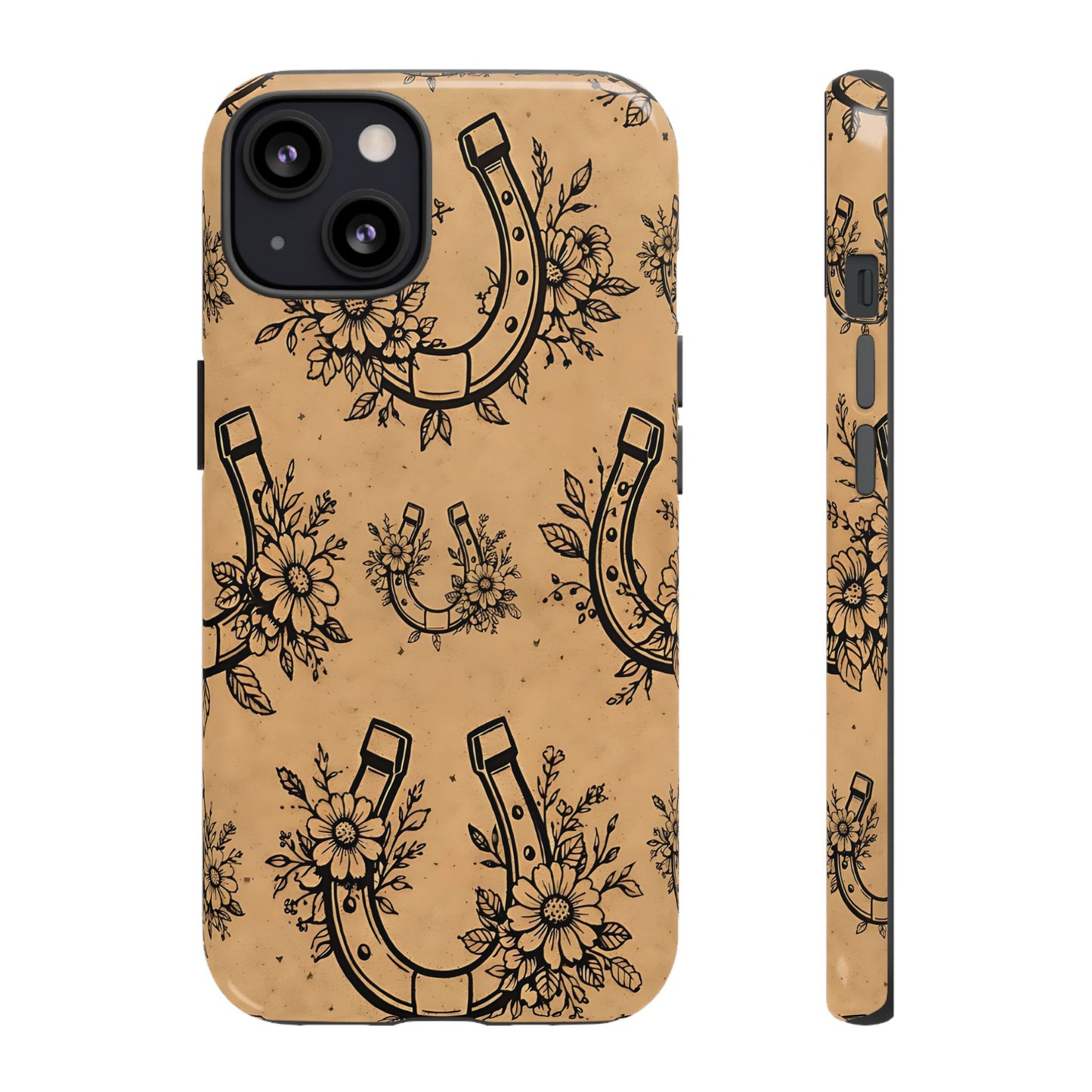Floral Horseshoes Tough Case