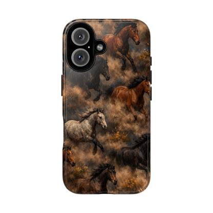 Running Horses Tough Case