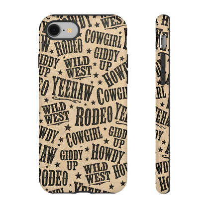 Cowgirl Slang Tough Case