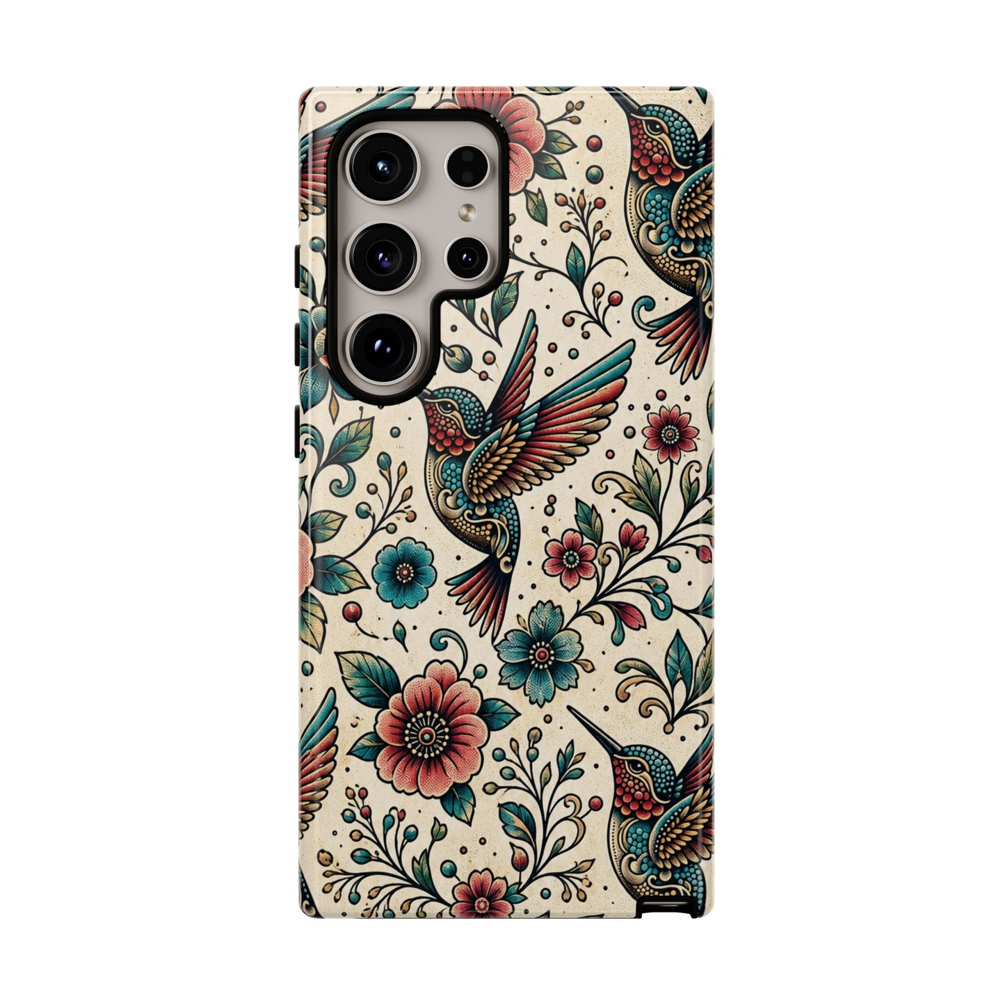 Retro Hummingbird Tough Case