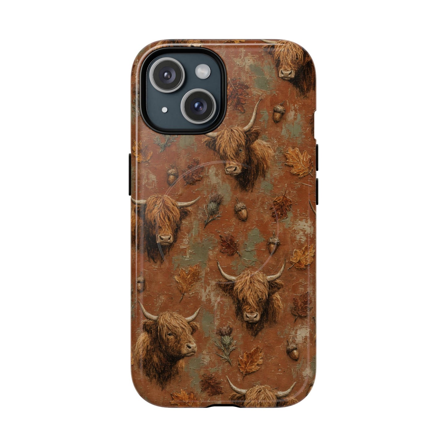 Autumn Highland Cow Magnetic Case