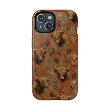 Autumn Highland Cow Magnetic Case