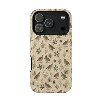 Winter Quail Magnetic Case