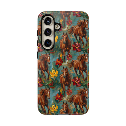 Oil Painted Horses Tough Case