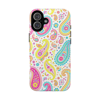 Neon Paisley Magnetic Case