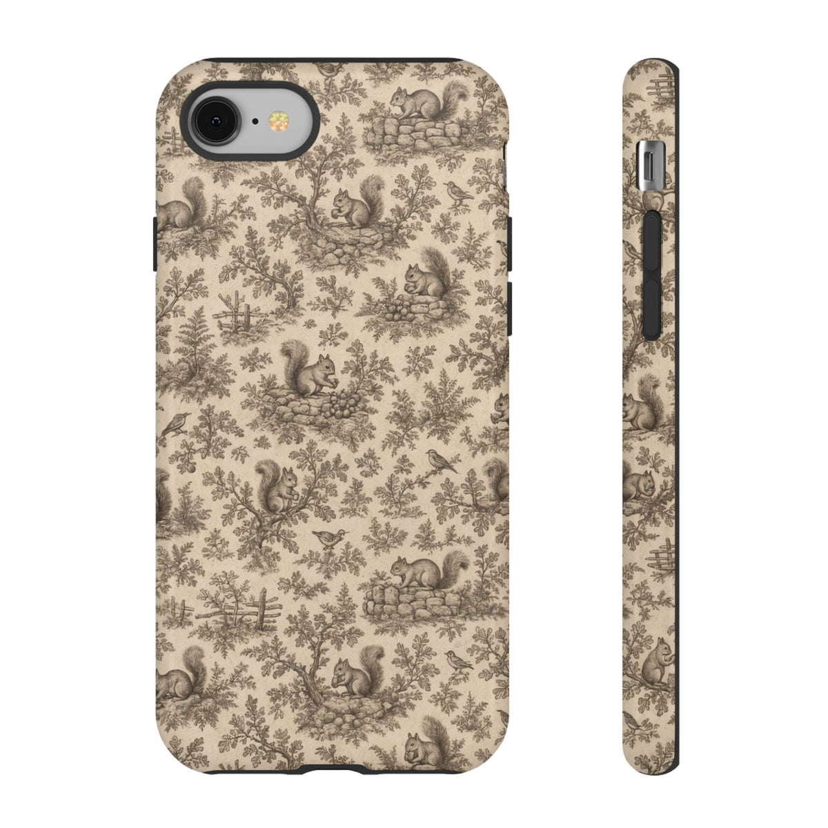 Squirrel Toile Tough Case