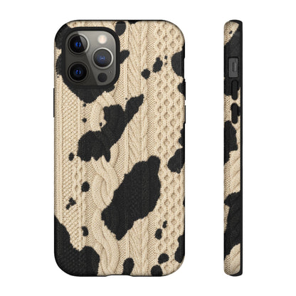 Cable Knit Cowhide Tough Case