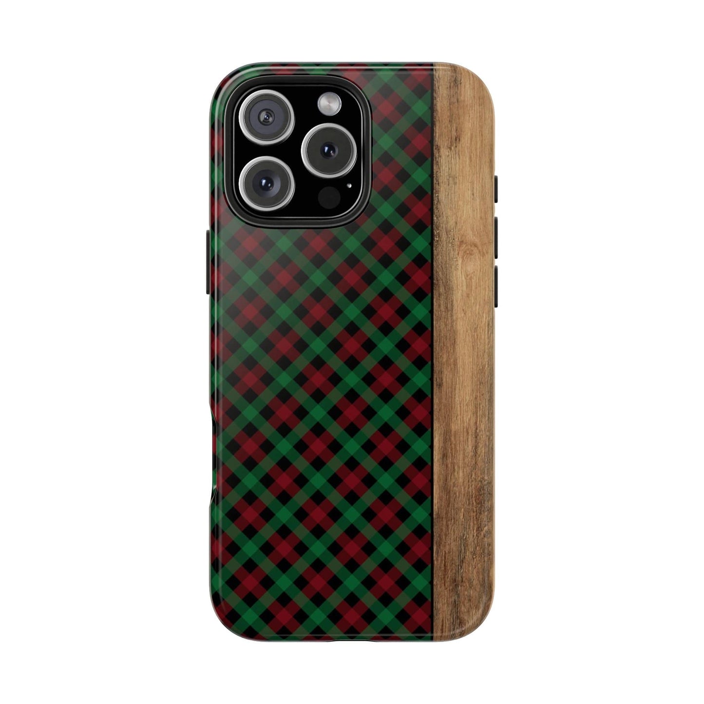 Red Green Plaid Phone Case