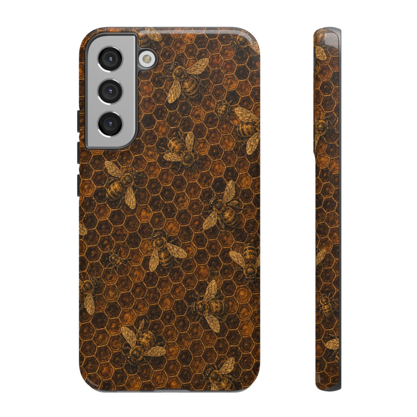 Golden Honeycomb Tough Case