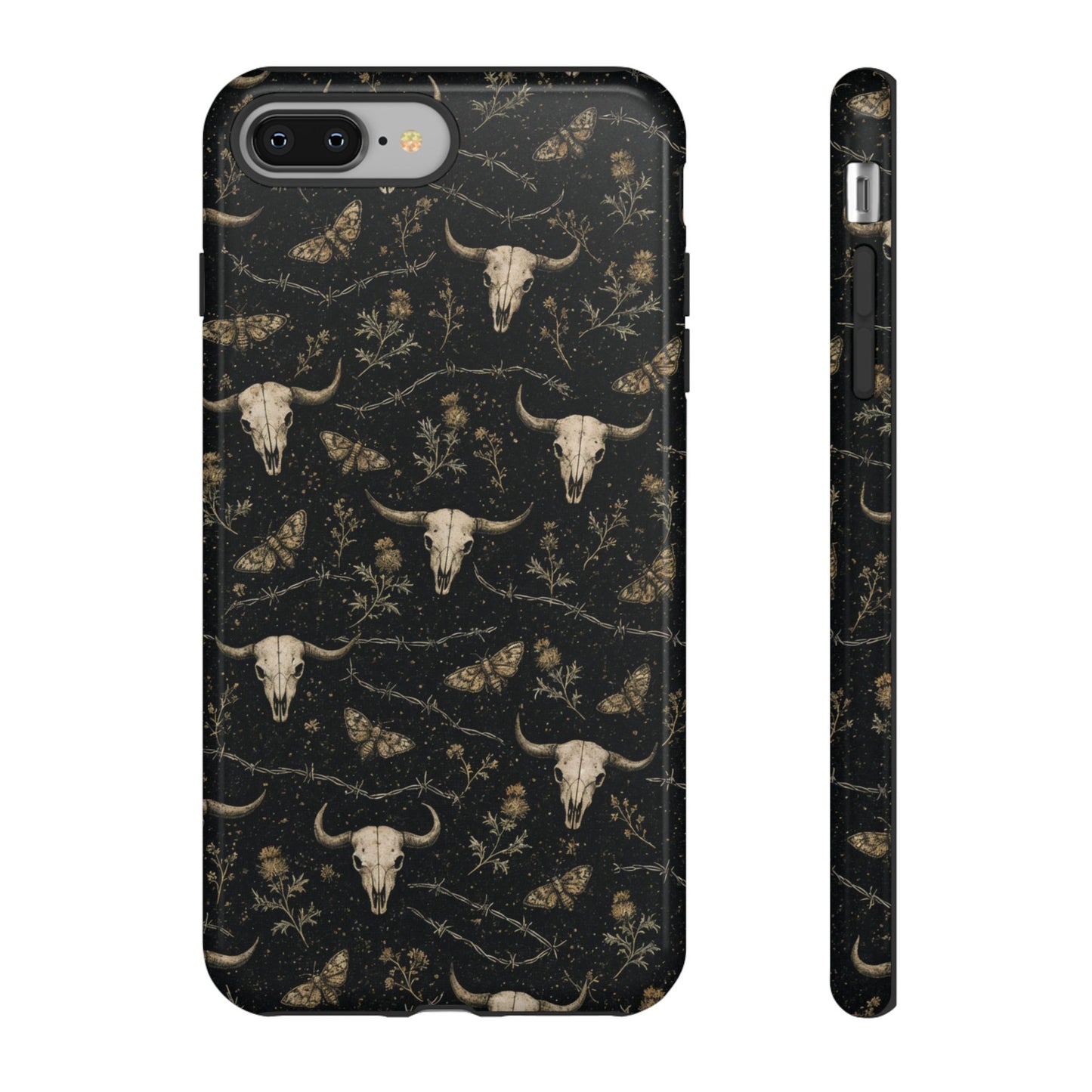 Bull Skull Barbwire Tough Case