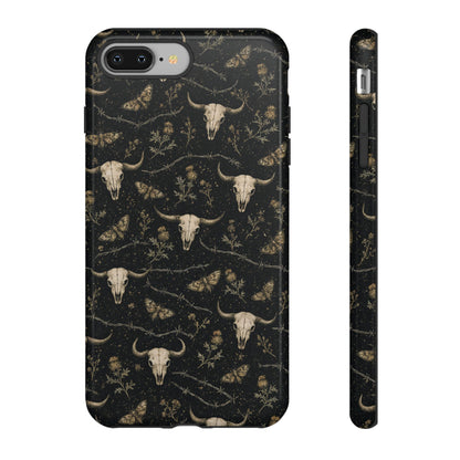 Bull Skull Barbwire Tough Case