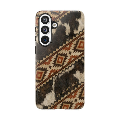 Cowhide Aztec Mama Tough Case