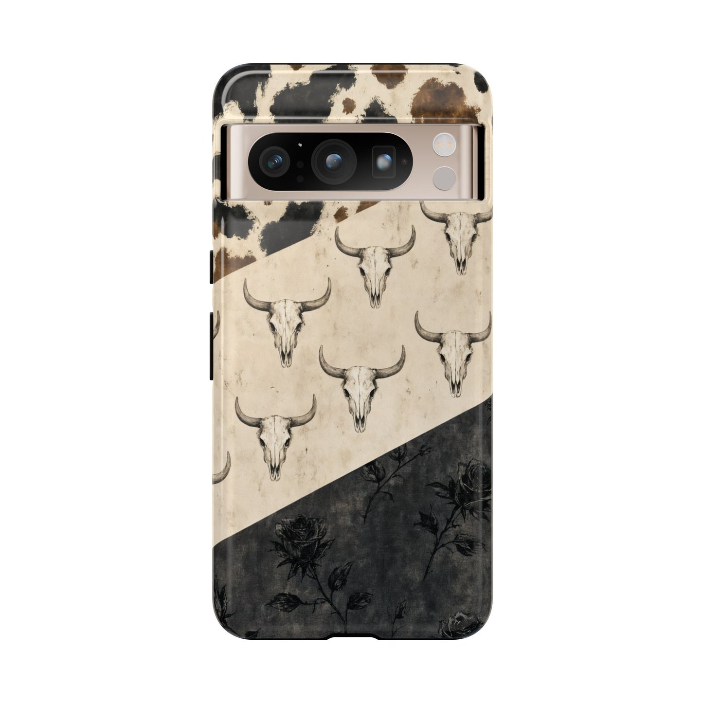 Bull Skull Rose Tough Case