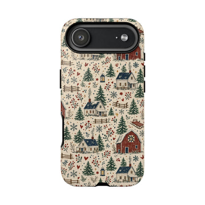 Snowy Farmstead Tough Case