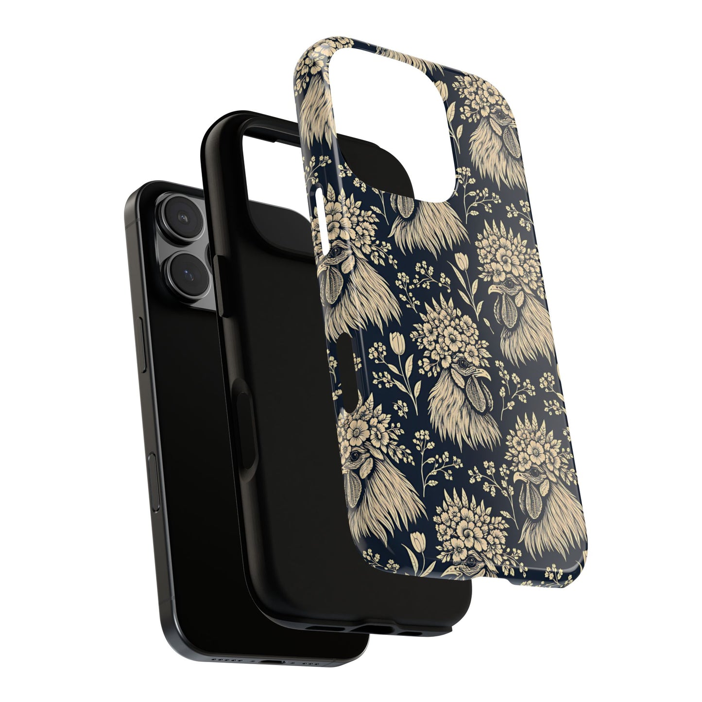 Floral Rooster Tough Case