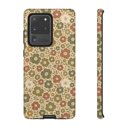 Retro Poppy Field Tough Case