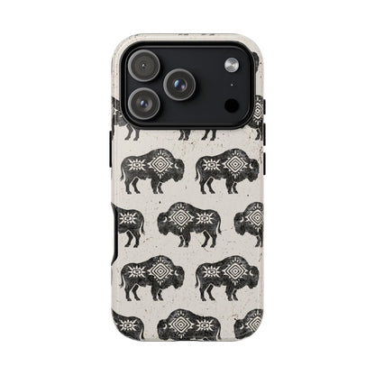 Aztec Buffalo Tough Phone Case