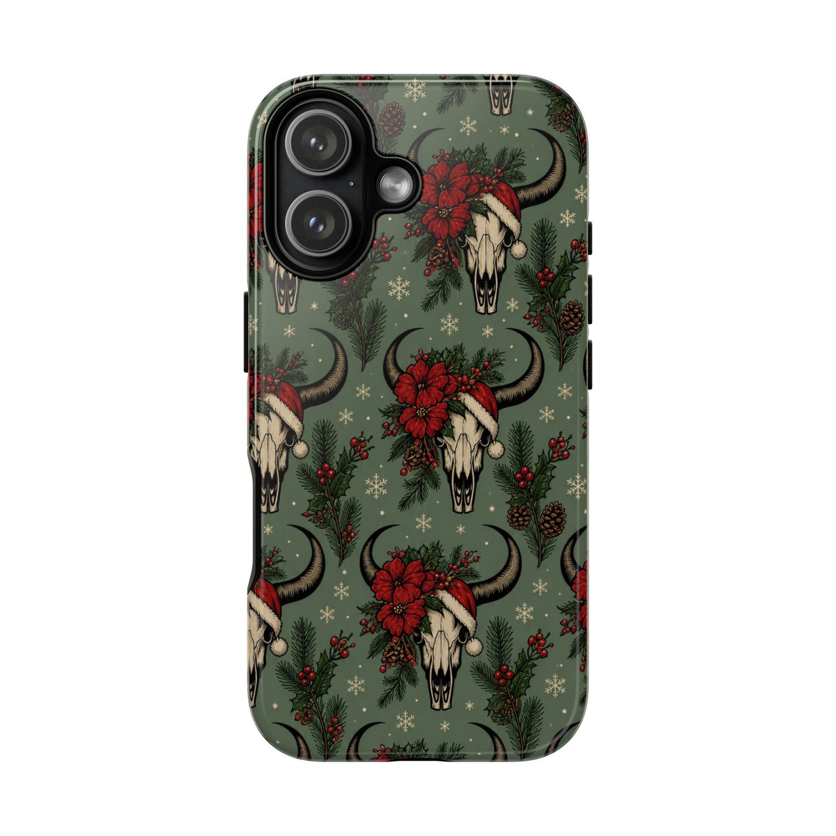 Santa Bull Skulls Tough Case