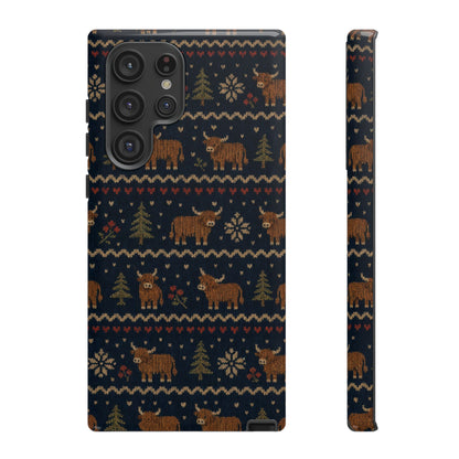 Highland Cow Sweater Tough Case
