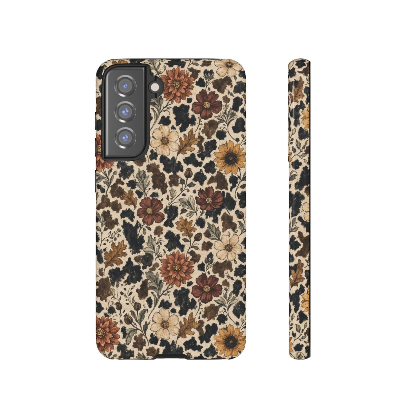Autumn Cowhide Bloom Tough Case