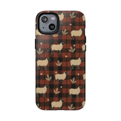 Plaid Sheep Magnetic Case