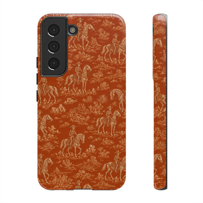 Cowboy Skeleton Toile Tough Case