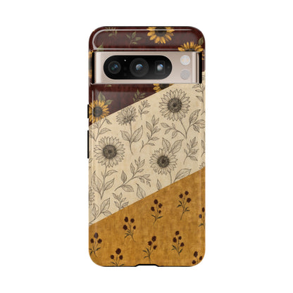 Sunflower Burgundy Swaths Tough Case