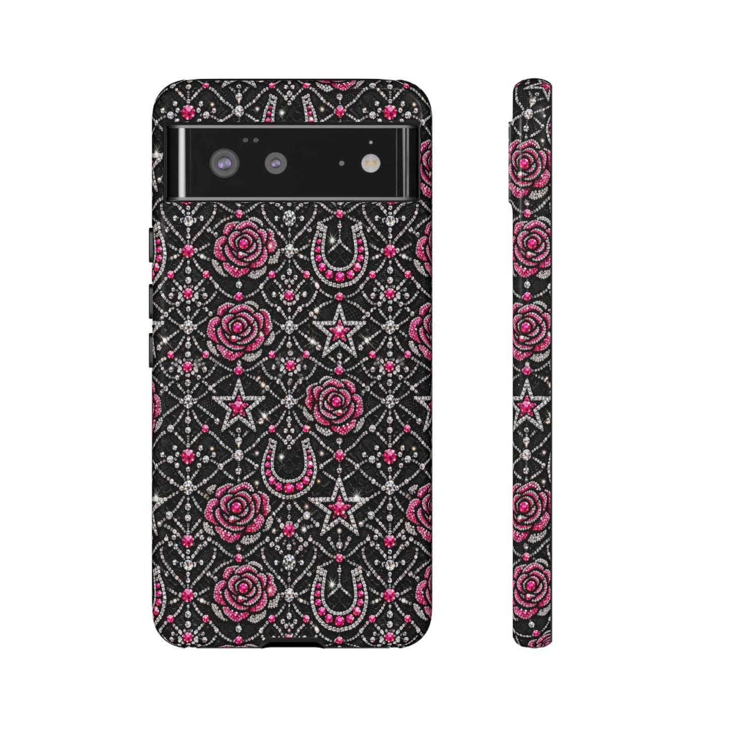 Rhinestone Rose Tough Case