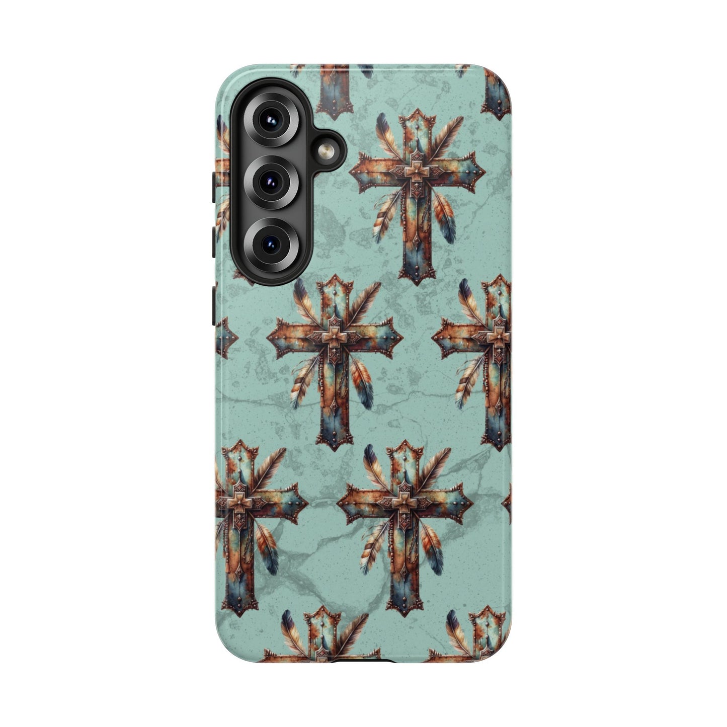 Crosses And Feathers Tough Case