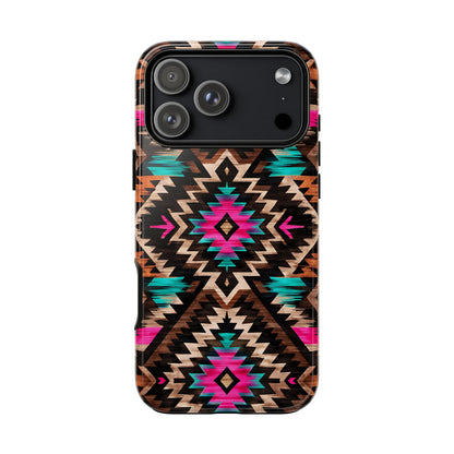 Neon Aztec Rug Tough Case
