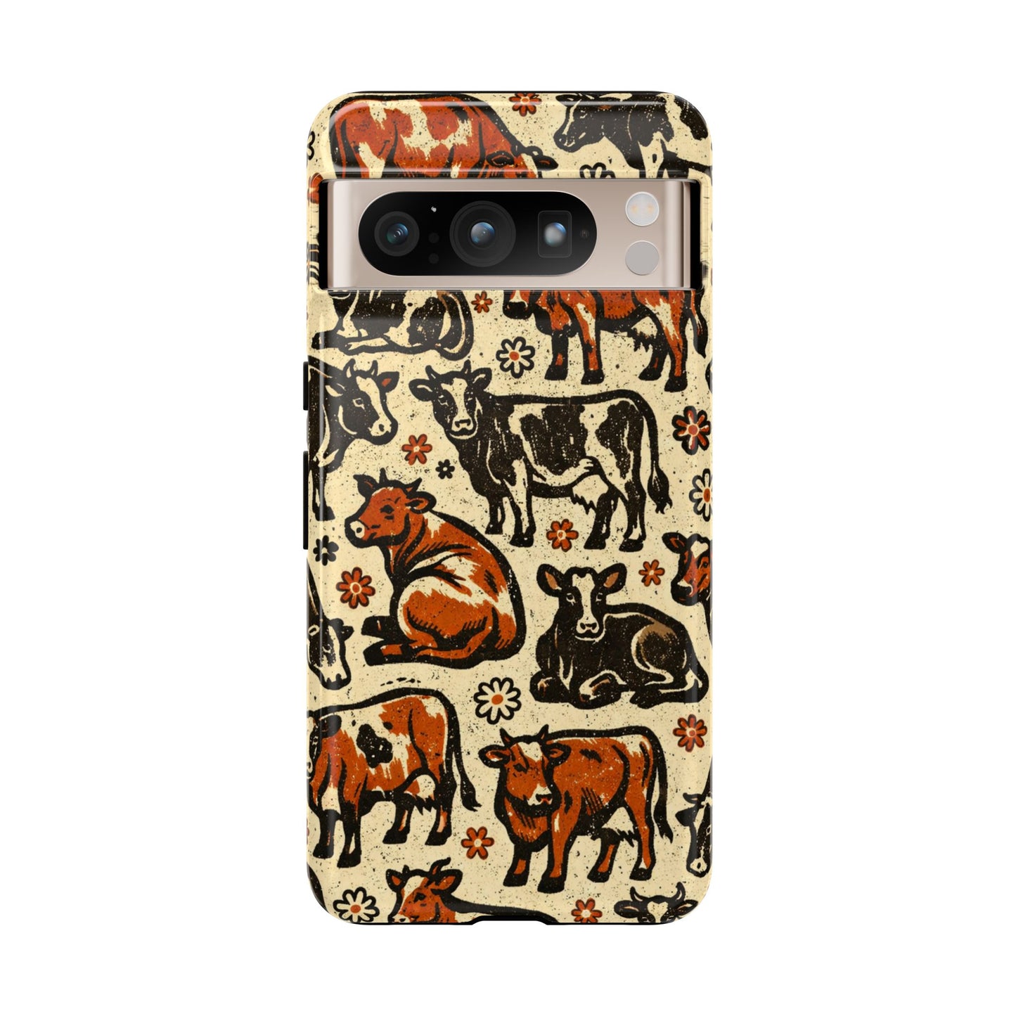 Retro Cows Tough Case