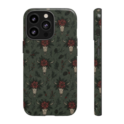 Inked Christmas Skull Tough Case