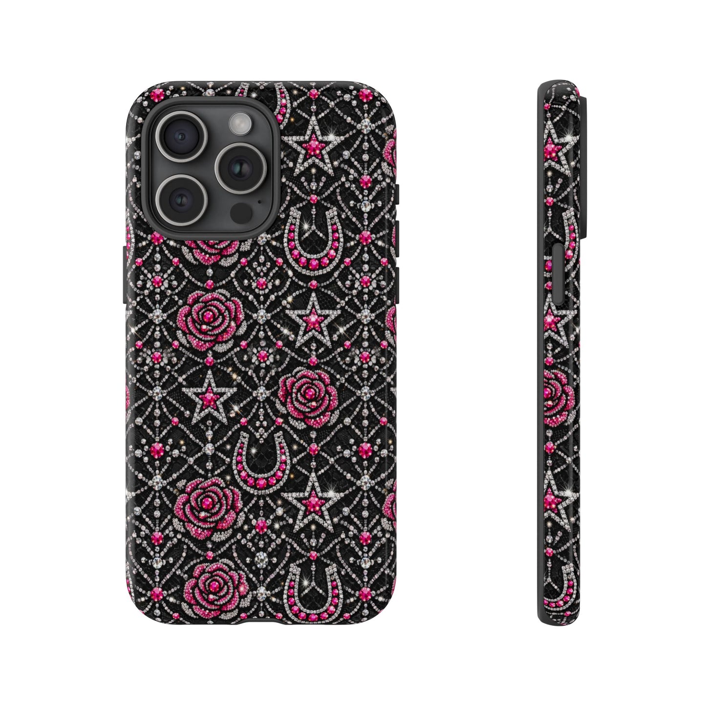 Rhinestone Rose Tough Case