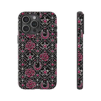 Rhinestone Rose Tough Case
