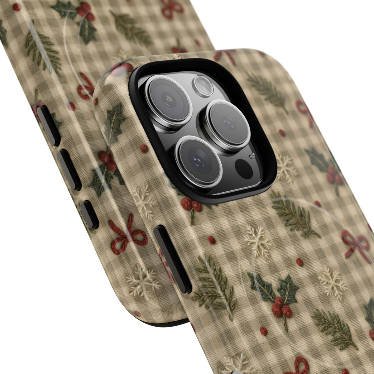 Gingham Holly Magnetic Case