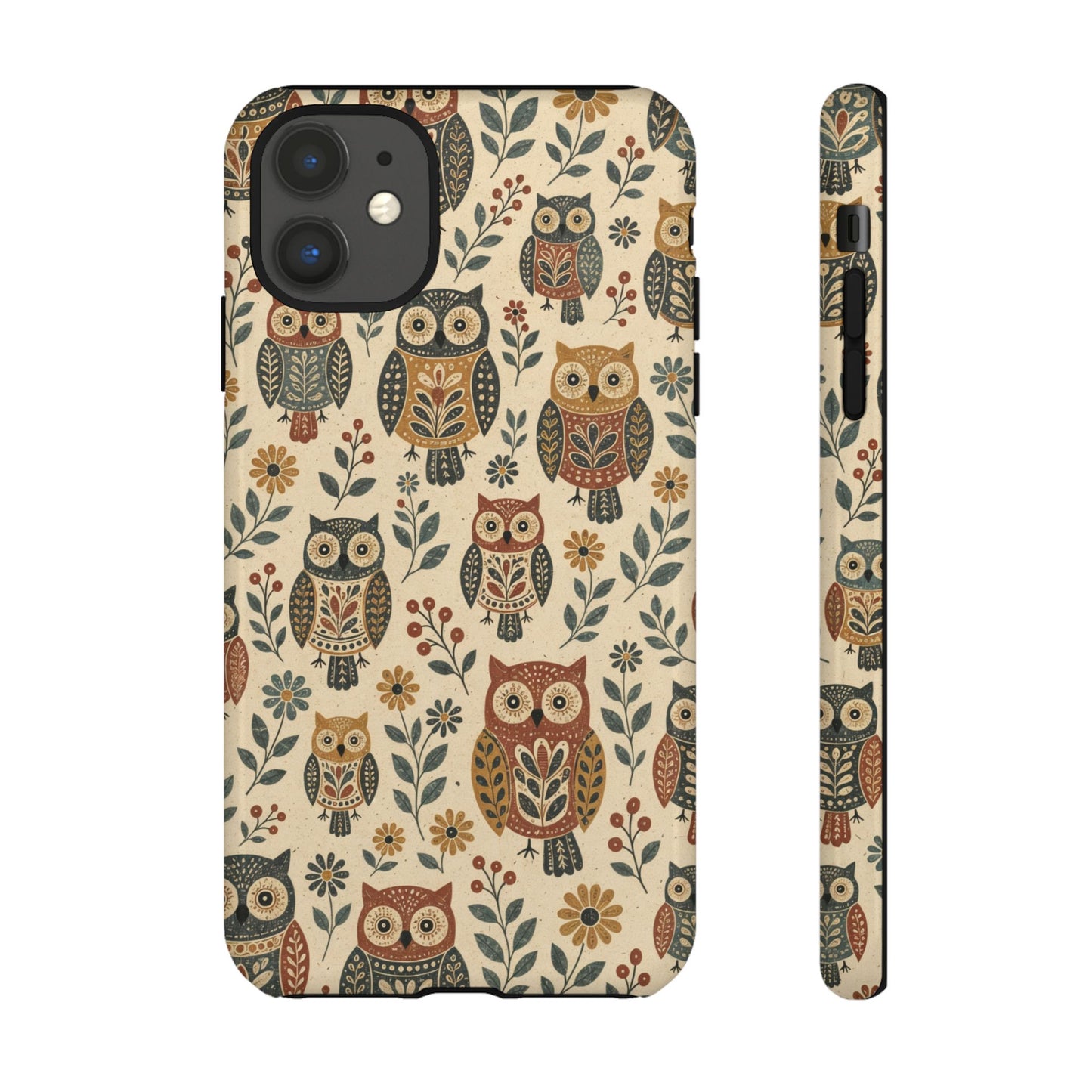 Folk Owls Tough Case