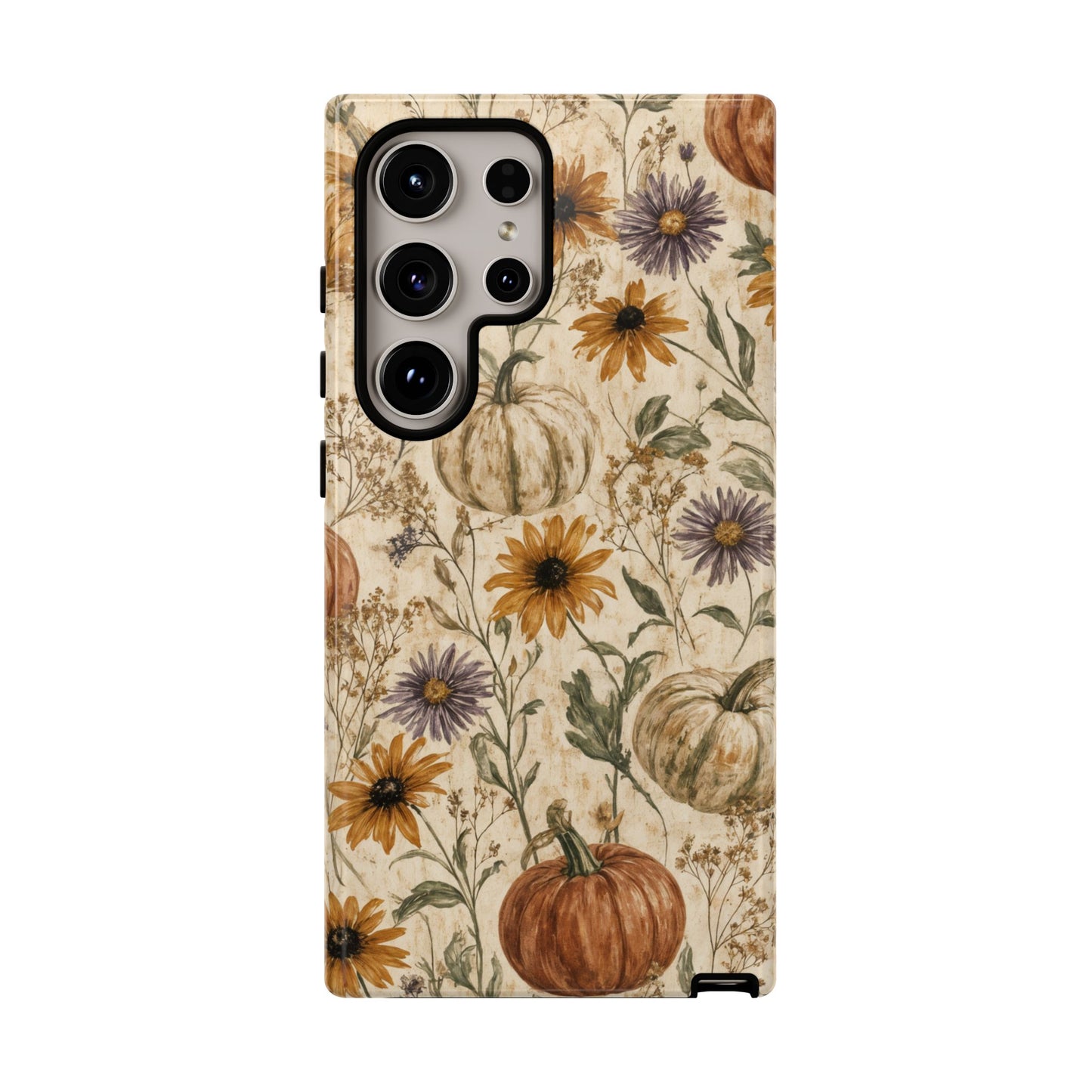 Pumpkin Wildflower Tough Case