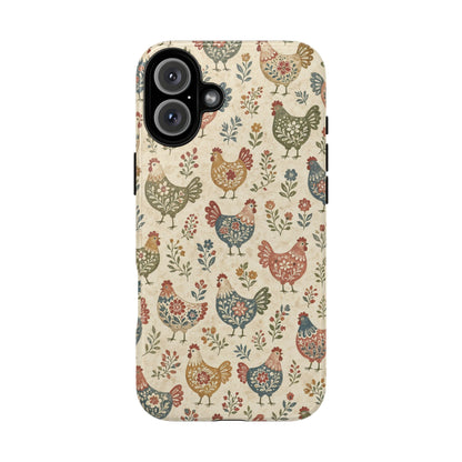 Calico Hens Tough Case