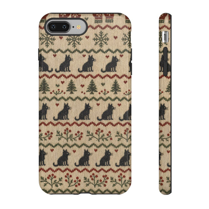 Black Cat Sweater Tough Case