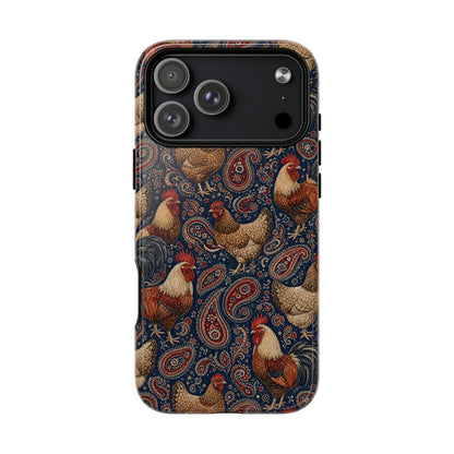 Patriotic Paisley Chickens Magnetic Case