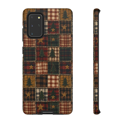 Christmas Rag Quilt Tough Case