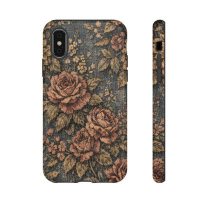 Denim Blooms Tough Case