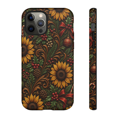 Christmas Sunflowers Tough Case