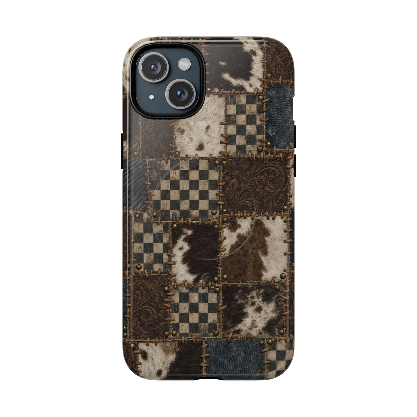 Tooled Patchwork Magnetic Case