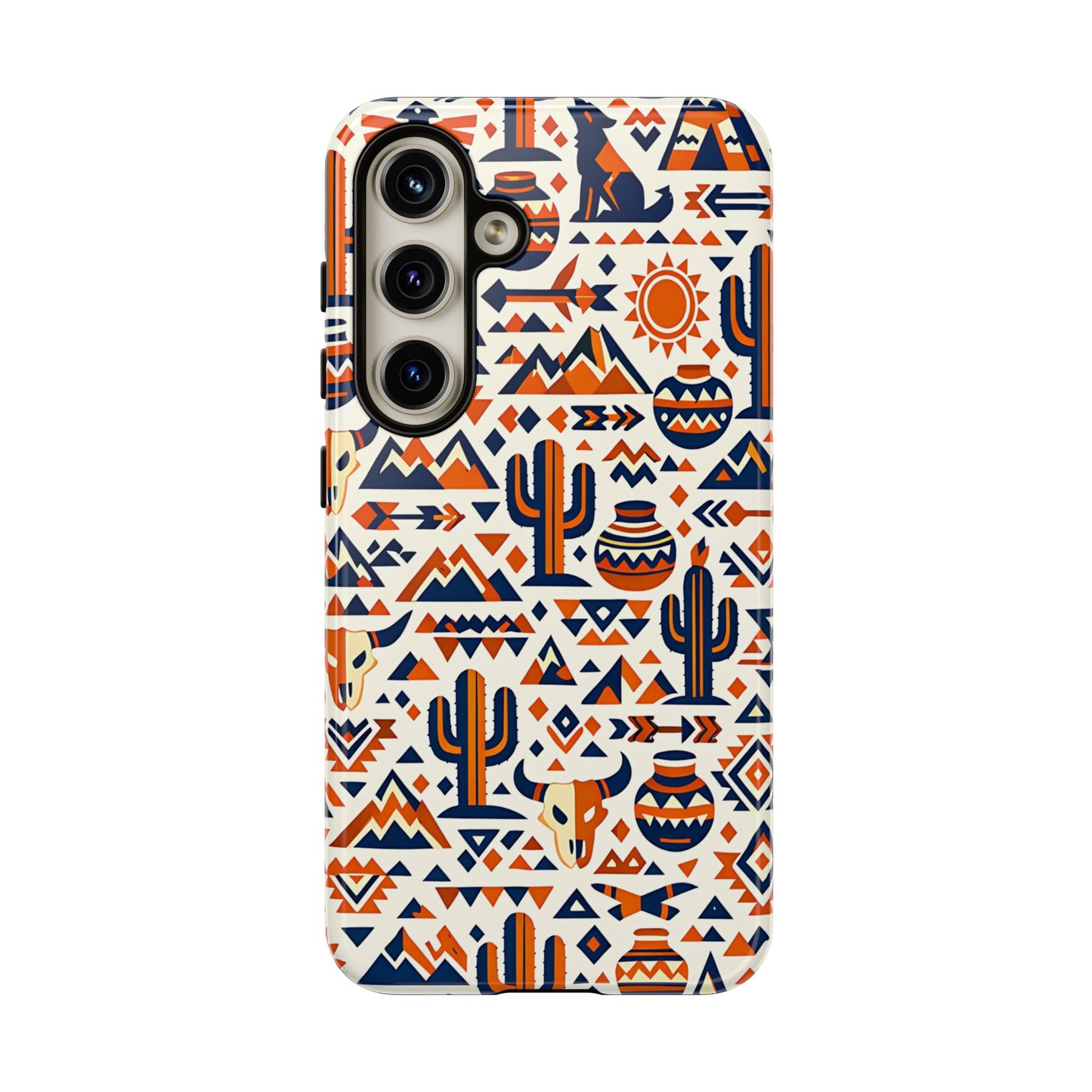 Southwest Tribal Orange Tough Case
