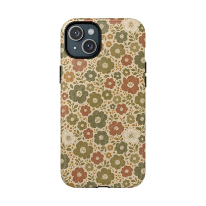 Retro Poppy Field Magnetic Case