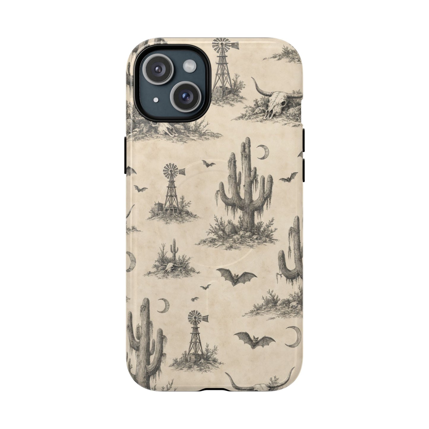 Spooky Desert Toile Magnetic Case
