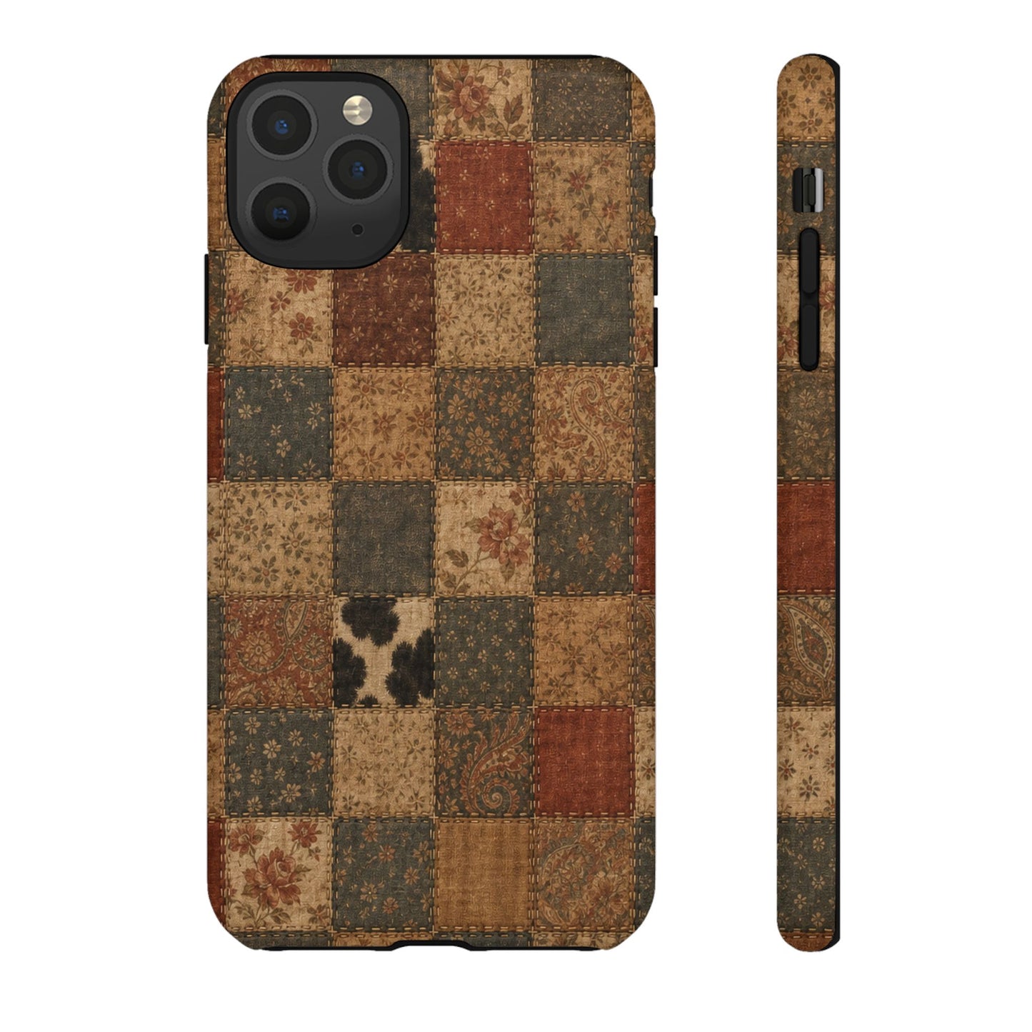 Rustic Patchwork Tough Case