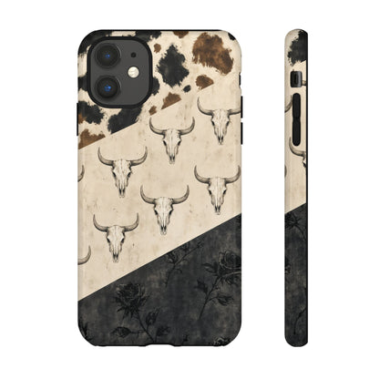 Bull Skull Rose Tough Case