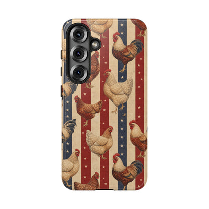 Chickens and Stripes Tough Case